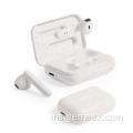 Earbud Jerami Gandum Ramah Lingkungan Earbud TWS Tanpa Wayar